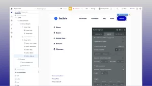 Desenvolvimento de app web no Bubble